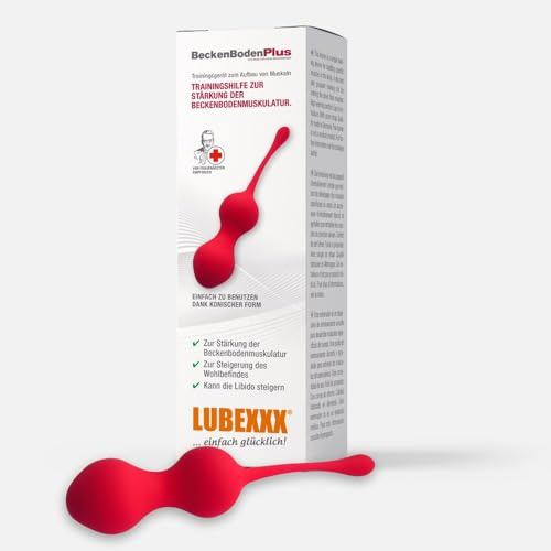 LUBEXXX BeckenBodenPlus Trainingshilfe Einzeln - Trainingsgerät zum Aufbau von Muskeln. Zur allg. Stärkung der Beckenbodenmuskulatur von Frauenärzten empfohlen