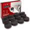 BufferABC Non Slip Furniture Pads, 24 PCS 50 MM Furniture Feet Pad Floor Protectors - Premium Round Sofa Feet Stoppers Anti Slip Pads for Securing Furniture and Protect Wooden Floors from Scratches