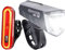 Büchel Fahrrad LED Set Vail 100 Lux mit Rücklicht Micro Lens COB StopTech