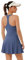 Bezioner Golf Dresses for Women Tennis Dress with Built in Shorts and Bra Sleeveless Pickleball Outfits Zipper Racerback Workout Dress Navy Blue M