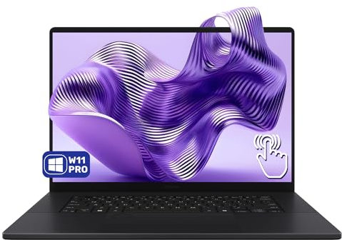 ASUS ProArt - Computer portatile P16, AMD Ryzen AI 9 HX 370, 32 GB DDR5 RAM, SSD PCIe da 2 TB, touch screen 4K da 16 (3840 x 2400), Nvidia G-Force RTX 4060, W11 Pro