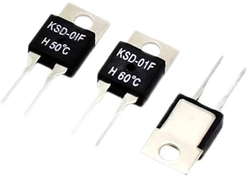 BIQSYVTM Termostato con sensore di Temperatura Interruttore Termico KSD-01F JUC-31F 40~130 Gradi No normalmente Aperto NC normalmente Chiuso(130c,Normally Open)