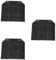 SOS Accessoire Lot de trois filtres charbon ROBLIN 5403008 265X235X16 mm pour Hotte ROBLIN 5403008, C00384658