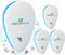 Ultrasonidos para ratones, repelente ultrasónico antimosquitos ultrasónico interno dispositivo anti ratones, insectos, mosquitos, cucarachas, ratas, hormigas, arañas, 4 paquetes