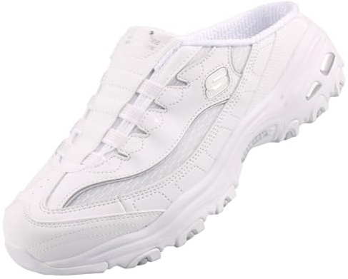 Skechers Women's Sabot, white / silver, 8