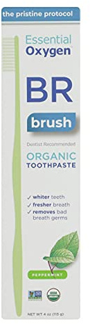 Essential Oxygen BR Toothpaste Peppermint 113g, 4 oz.