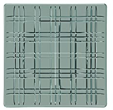 Spiegelau & Nachtmann, Servierplatten-Set, 2-tlg., Quadratisch, Kristallglas, Square, Größe: 21 cm, Schwarz, 101450