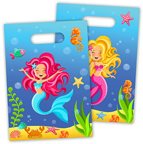 Folat 65214 - Geburtstag & Party - Partytüten Meerjungfrau, 8 STK.