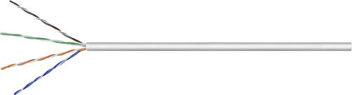 Goobay 305m Cat.5e U/UTP Gris - Cable de red (305 m, Gris)