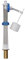 Fluidmaster Torbeck® B661AT1/2B Bottom Entry Valve – Universal Compatibility, Easy Installation, Noise-Free, Durable Performance for Toilets