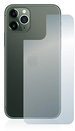 brotect Anti-Glare Glass Screen Protector Matte compatible with Apple iPhone 11 Pro (Back) - Anti-Scratch 9H Protection Film