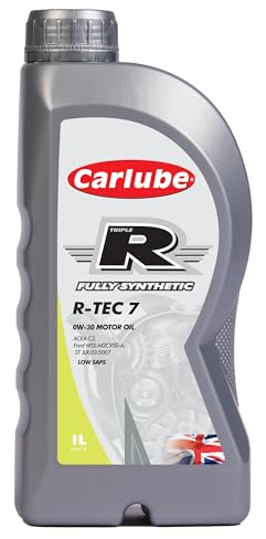 Carlube Triple R 0W-30 ACEA C2 Fully Synthetic Engine Oil R-TEC 7 1L