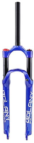 TYXTYX Forcella Ammortizzata MTB 26 Pollici 1-1/828,6 mm Tubo Diritto in Lega di magnesio Forcella a Gas Freno a Disco Sospensione Bici Corsa 120 mm