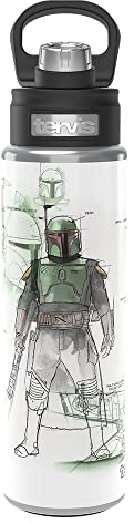 Tervis Star Wars – Boba Fett Schematic Dreifachwandiger, isolierter Becher, Edelstahl