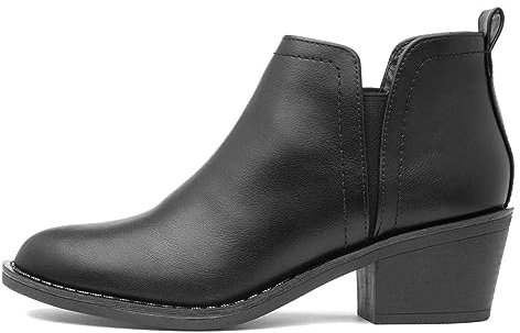 Rocket Dog York Polyurethane Women's Black Heeled Ankle Boots - UK 7
