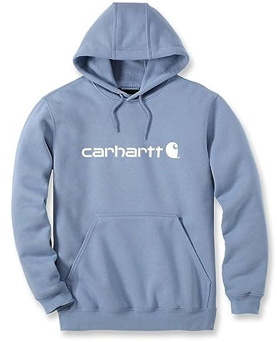 Carhartt, Herren, Weites, mittelschweres Sweatshirt mit Logo-Grafik, Skystone, XXL