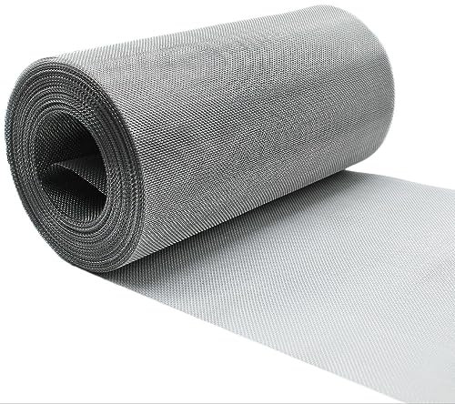 10 Metre Insect Mesh Rolls | Aluminium Fly Screen Mesh | Bug & Insect Protection (10 Metre x 50mm Roll)