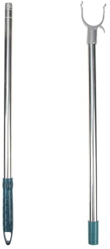 Angoily Langer Stab Zum Aufhängen Von Kleidung Schrankstangen Zum Erreichen Von Kleidung Ausziehbare Stange Mit Haken Einziehbare Verstellbare Stange Für Decke Und