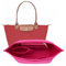 LOUKAYCCI Filz-Organizer-Handtascheneinsatz für Longchamp Le Pliage M, Größe M, Rosenrot
