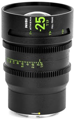 NiSi Athena 25mm T1,9 Prime Cine Objektiv Vollformatobjektiv für L-Mount