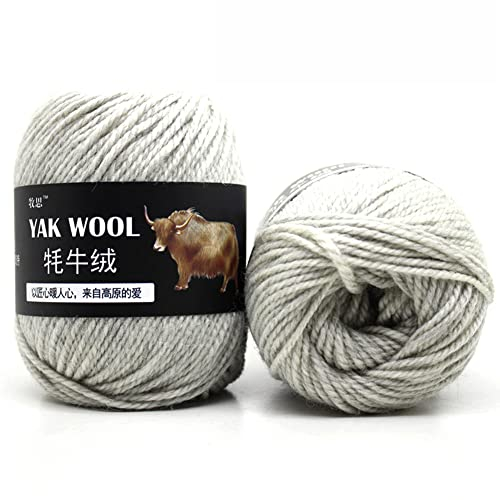 Monozoz 500g Strickwolle Wollgarn Kaschmir - Häkelgarn Gemischt Yak Wolle & Wolle & Merzerisierter Samt Für Kleine Und Kinder Garnprojekte Basteln Stricken Häkeln Mehrfarbig (5 Rollen)