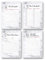 Notizblock A6 4x 50 Blatt Einkaufsliste Wochenplaner To-Do Telefonnotizen Notizzettel I Marmor Rosa I dv300