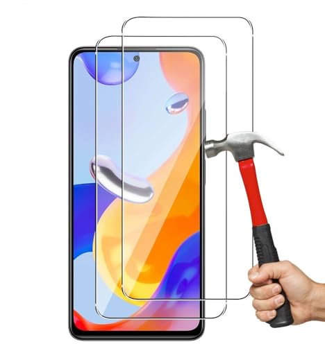 HQ-CLOUD LOT DE 2 Verre Trempé Pour Xiaomi Redmi Note 11 Pro 4G/5G.Film de Protection d'écran Transparent - Anti Rayures - Ultra Résistant Dureté 9H