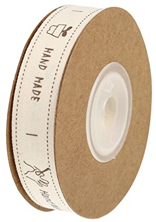 Operitacx 1 Rolle Schleife Girlandendekor Band Für Bogenbau Band Trimmen Seil Ukrainisches Band Bastelband Machen Band Zum Basteln Satinband Handdekor Weiß Zubehör Baumwolle Geschenk