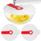 Spritzschutz Rührschüssel Universal Spritzschutz: 2 Stück Silikon Spritzschutz Schüssel Deckel für Mixer Rührschüssel, Spritzschutzdeckel Silikondeckel zum Schlagen von Eiern und Schlagsahne 31cm