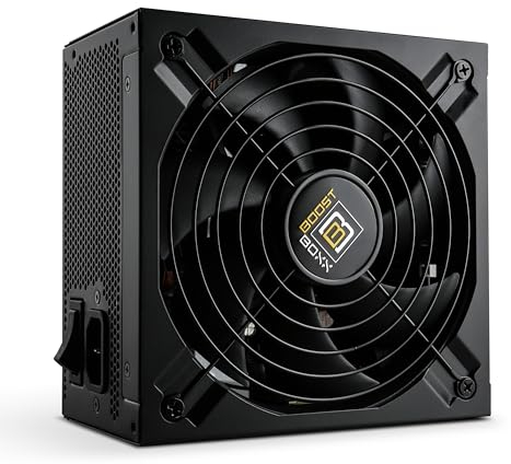 BoostBoxx Netzteil PB1000P | 80PLUS Platinum, 1000 Watt, vollmodular, gesleevte Kabel, Schutzfunktionen (OCP, OVP, SCP, OPP, OTP, UVP), ATX3.1 12V, 100-240V, Power Boost