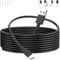 ACOCOBUY Micro USB Power Cable 5M, Power Cord for Mi 360° Home Security Camera 2K Pro, Mi Smart Camera C300 C200, for EZVIZ C6, USB A to Micro Long Charging Cable Wire for Security Cameras, Black