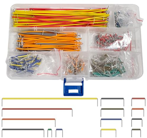 560 Pcs Jumper Wire Assorted Kit, Breadboard Flexible Jumper Wire Cable, 14 Lengths board jumper Wire Male to Male for Breadboard Prototyping (560Pcs)