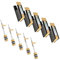 Violin Music Instrument Zubehör 5PCS Messing Montage Endpins Knöpfe Voll Gefüttert Geige Frosch Ebenholz Bogen Frösche 4/4 Violine Bogen Frosch