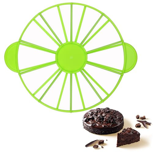 Bntyok Cake Portion Marker 14 or 16 Slices, Works for Cakes Up To 16-Inches Diameter