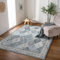BEIMO Waschbarer Rutschfester Teppich 80x150 cm, Vintage Boho Stil, Leichte und Farbechte Matte, Strapazierfähiger Bodenläufer für Flur, Eingangsbereich, Wohnzimmer und Hochfrequentierte Bereiche