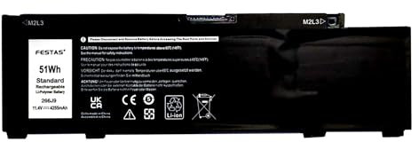 FESTAS 266J9 Laptop Replacement Battery for Dell G Series G3 15 3500 3590 G5 15 5500 5505 Inspiron 14 5490 P89F P89F001 P89F002 P89F003 P89F004 P1 16G P1 116G001 M4GWP 415CG PN1VN