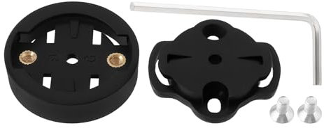 Briny River Kit de montage quart de tour pour vélo - Potence GPS compatible avec Garmin Edge 20 25 130 200 500 510