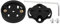 Briny River Kit de montage quart de tour pour vélo - Potence GPS compatible avec Garmin Edge 20 25 130 200 500 510