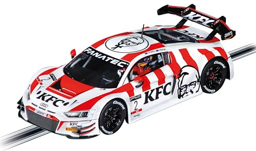 Carrera Digital 124 20023991 Audi R8 LMS GT3 evo II KFC Racing, No.2 1:24 Scale Slot Car With Working Front, Rear & Brake Lights Suitable For Ages 10 Years+