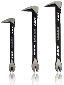 Spec Ops Tools 20,3 cm, 25,4 cm und 27,9 cm Nagelzieher, Katzenpfoten-Hebelstange, Hartstahl