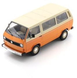 Schuco 1:18 VW T3a L Bus Orange DieCast - Hochwertiges Diecast Modellauto im Maßstab 1:18, Modellauto, 1:18, Auto, Sammlermodell