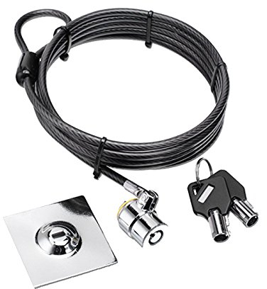 ccmart portátil Tablet Kit de Hardware de Seguridad Bloqueo de Cable antirrobo de Bloqueo de Seguridad de Bloqueo de Cable para Notebook,PC portátiles,teléfonos móviles y proyectores