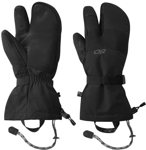 Outdoor Research Highcamp 3-Finger Gloves Men's Black M