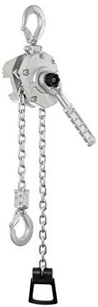 PLANETA Aluhebelzug PAH, 800 kg Tragfähigkeit, 1.5m Hub, Industriequalität | Standardhub 1,5 m, Tragfähigkeit 800 kg