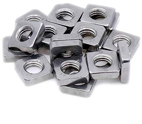 M8 (8mm) Square Nut - Stainless Steel (A2) (Pack of 20)