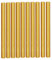 Wachs-Siegel-Stick, ANBOSE 10pcs Klebepistole Wachs-Siegel-Sticks für Wachs-Siegel-Stempel, Wachs-Siegel-Stäbe für Hochzeit Einladungen, Briefumschläge (Gold)