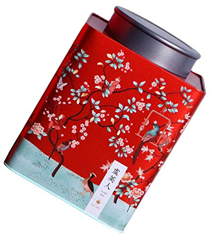 Teedose Kaffeedose Retro Wei?blech Vorratsdosen mit Geschenktasche Rot Metall Kekse Tee S¨¹?igkeiten Snack Gew¨¹rz Geb? Getreide Kr?uter Trockenfutter Aufbewahrung Geschenkverpackung