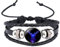 Caimeytie Kinder Armschmuck Leder Wickelarmbänder Verstellbar Horoskop Sternzeichen Glücksarmband Steinbock