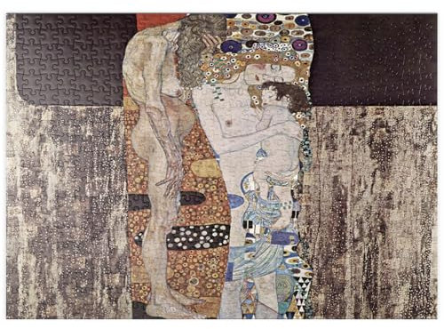 MyPuzzle Gustav Klimt's The Three Ages of The Woman (1905) - Premium 500 Teile Puzzle - MyPuzzle Sonderkollektion von Æpyornis