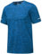 MAGCOMSEN Wandershirt Herren Atmungsaktiv Laufshirt Schnelltrocknend T-Shirt Leicht Funktionsshirt mit Reflektorstreifen für Laufen, Training, Gym Mittelblau XL